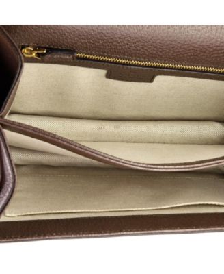 Small Ophidia Flap Top Handle Bag Jumbo GG Canvas