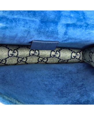 Mini Dionysus Bag Blooms Print GG Coated Canvas