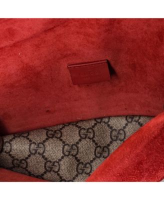 Small Dionysus Bag GG Coated Canvas with Crystal Embellished Metal