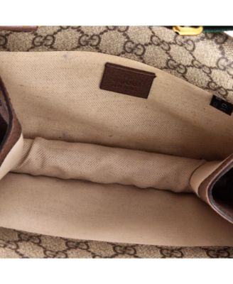 Small Neo Vintage Flap Messenger GG Coated Canvas