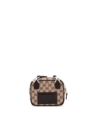 Mini Web Loop Camera Bag GG Canvas