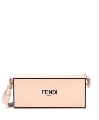 Logo Horizontal Box Crossbody Bag Leather