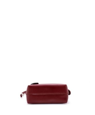 Mini Logo By The Way Satchel Embossed Leather