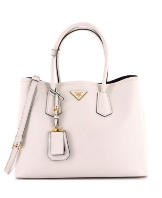 Large Cuir Double Tote Saffiano Leather