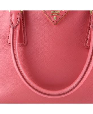 Small Double Zip Lux Tote Saffiano Leather
