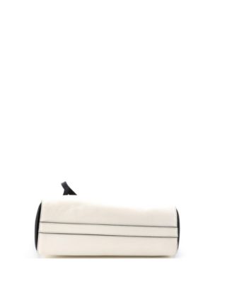 Small Convertible Open Tote Saffiano Leather