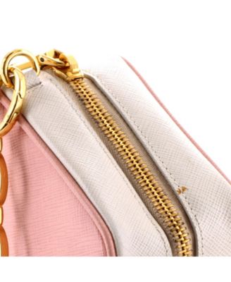 Small Chain Camera Bag Saffiano Leather