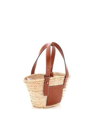 Small Basket Tote Raffia