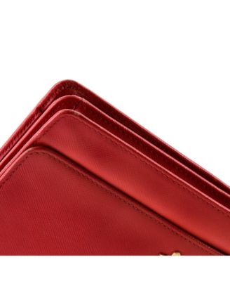 Small Wallet on Strap Saffiano Leather