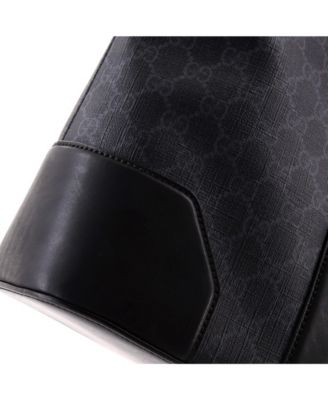 Large Web Open Tote GG Coated Canvas