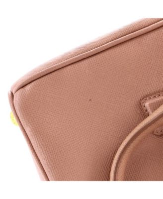 Mini Galleria Double Zip Tote Saffiano Leather