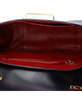 Large Sidonie Top Handle Bag Saffiano Leather