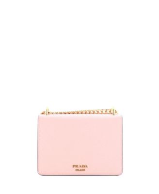 Small Envelope Flap Chain Shoulder bag Saffiano Leather