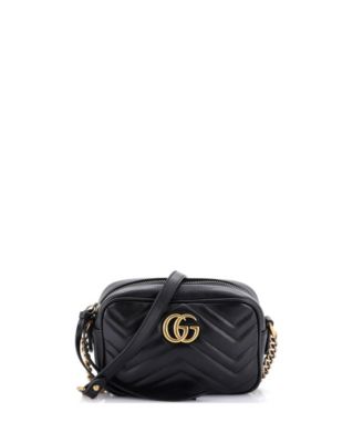 Mini GG Marmont Shoulder Bag Matelasse Leather