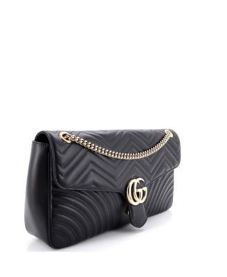 Maxi GG Marmont Flap Bag Matelasse Leather