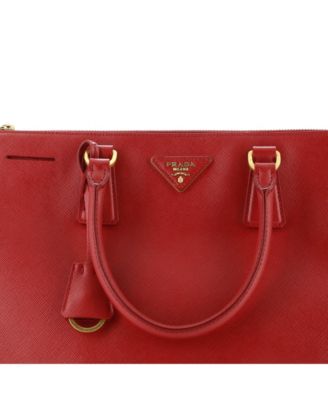 Large Double Zip Lux Tote Saffiano Leather