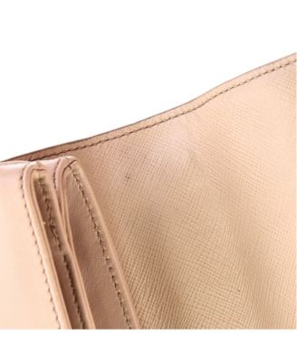 Small Chain Flap Crossbody Bag Saffiano and Soft Calf