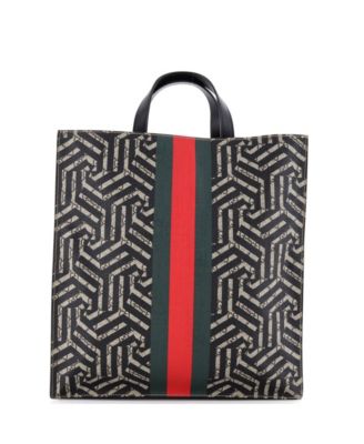 Convertible Soft Open Tote Caleido GG Coated Canvas