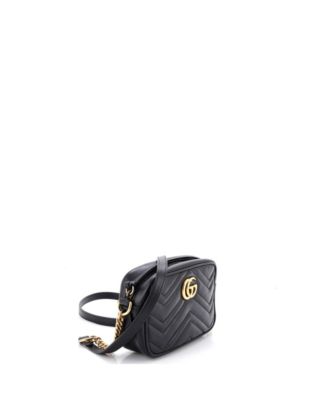 Mini GG Marmont Shoulder Bag Matelasse Leather