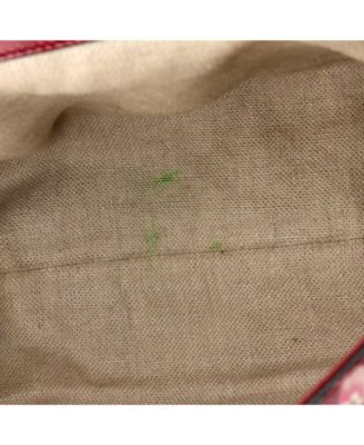 Small Bamboo Daily Top Handle Bag Blooms Print Leather