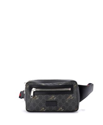 Small Soft Zip Belt Bag Printed GG Coated Canvas