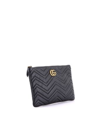 GG Marmont Clutch Matelasse Leather