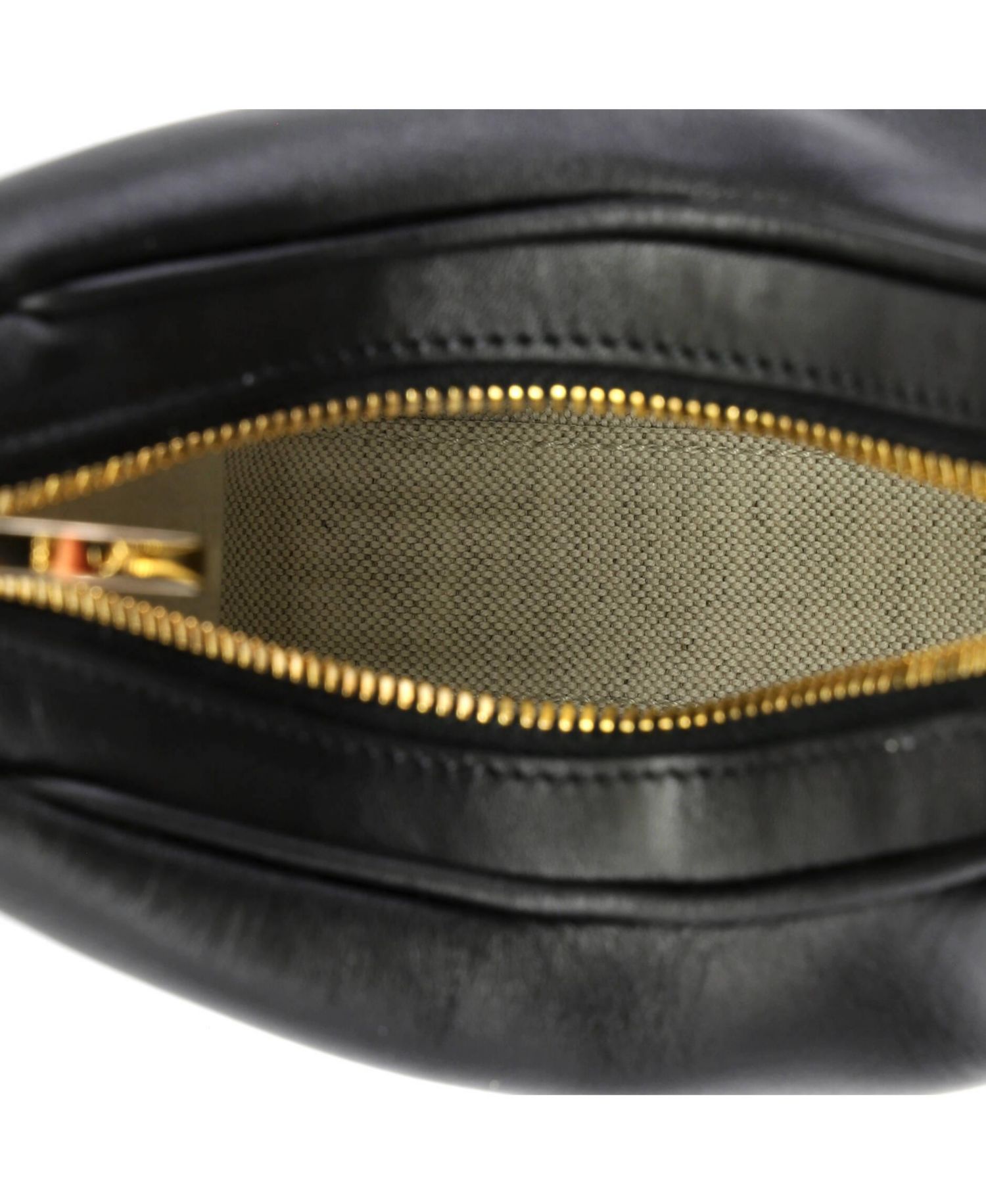 Small Attache Shoulder Bag Leather