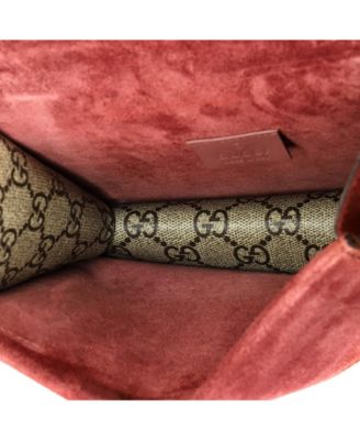 Mini Dionysus Bag Blooms Print GG Coated Canvas