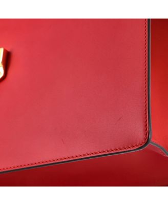 Medium Sylvie Top Handle Bag Leather