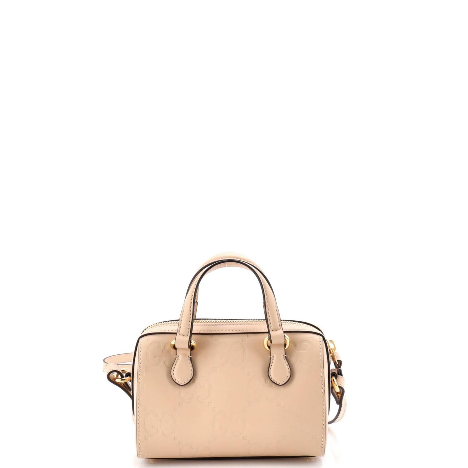 Mini Convertible Top Handle Bag Jumbo GG Embossed Leather