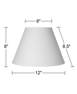Empire Lamp Shade Small 6" Top x 12" Bottom x 8.5" High Clip-On Fitting