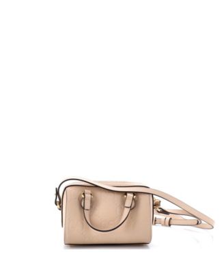 Mini Convertible Top Handle Bag Jumbo GG Embossed Leather