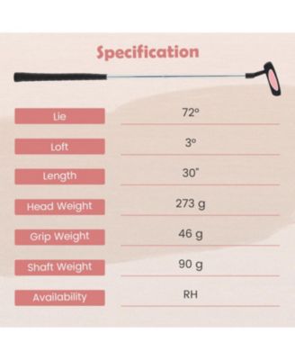 Junior Mallet Putter Individual Golf Club for Kids Ages 11-14