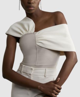 Women's Figure Form Asymmetric Knit Top