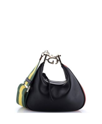 Small Attache Shoulder Bag Leather