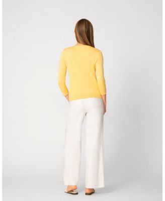 Women's Sunflower Stitch Button Cardigan