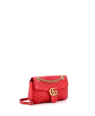 Small GG Marmont Flap Bag Matelasse Leather