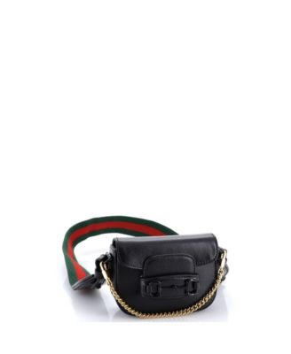 Horsebit 1955 Flap Wallet with Strap Leather