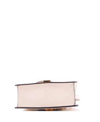 Mini Sylvie Top Handle Bag Printed Leather