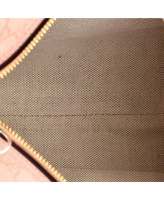 Super Mini Ophidia Zip Shoulder Bag GG Coated Canvas