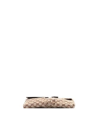 Vintage Double Belt Bag GG Canvas with Leather