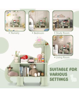 3 Tier Dinosaur Kids Bookshelf for Children Bedroom