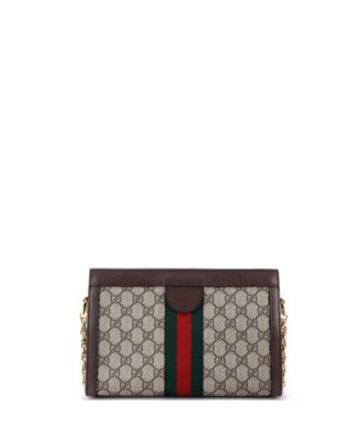 Small Ophidia Chain Shoulder Bag GG Coated Canvas