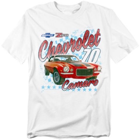 Мужская футболка Corvette Chevrolet Camaro Racer, цвет: Белый