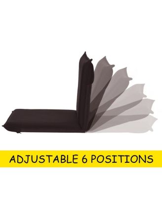 Adjustable Folding Floor Sofa Chair with Six Recline Positions