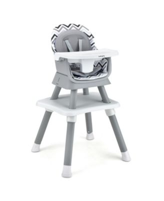 6 in 1 Convertible Baby High Chair with Adjustable Tray
