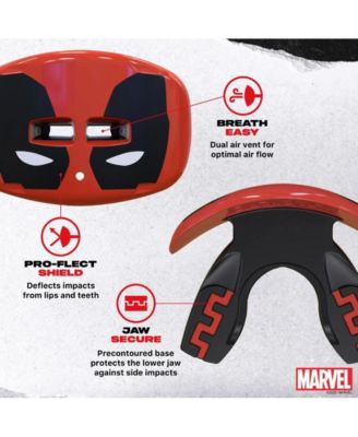 EXTRO Lip Guard Protector Mouthpiece with Detachable Strap for Football, Lacrosse - DEADPOOL