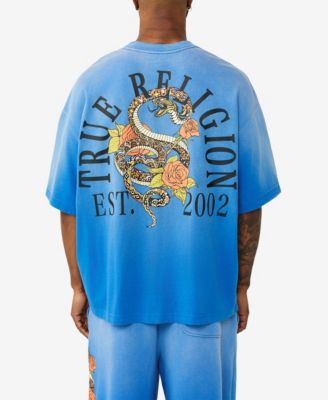 Men's Short-Sleeve Graphic Oversized T-Shirt