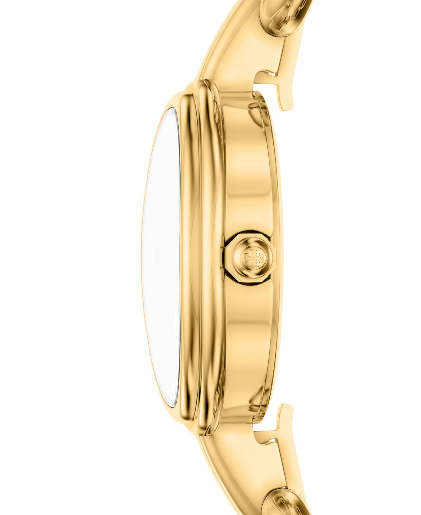 Женские часы Tory Burch The Oval Small Gift Set Quartz Two-Hand Gold Stainless Steel Watch, 22mm — фото 2