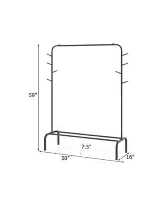 Heavy Duty Metal Clothes Rack Garment Wardrobe Stand